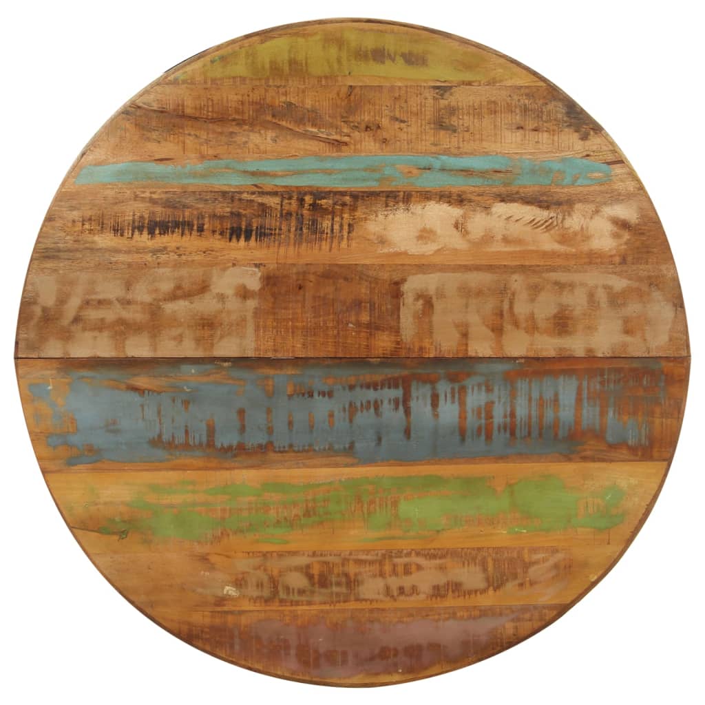 vidaXL Dining Table Round 100x100x75 cm Solid Reclaimed Wood