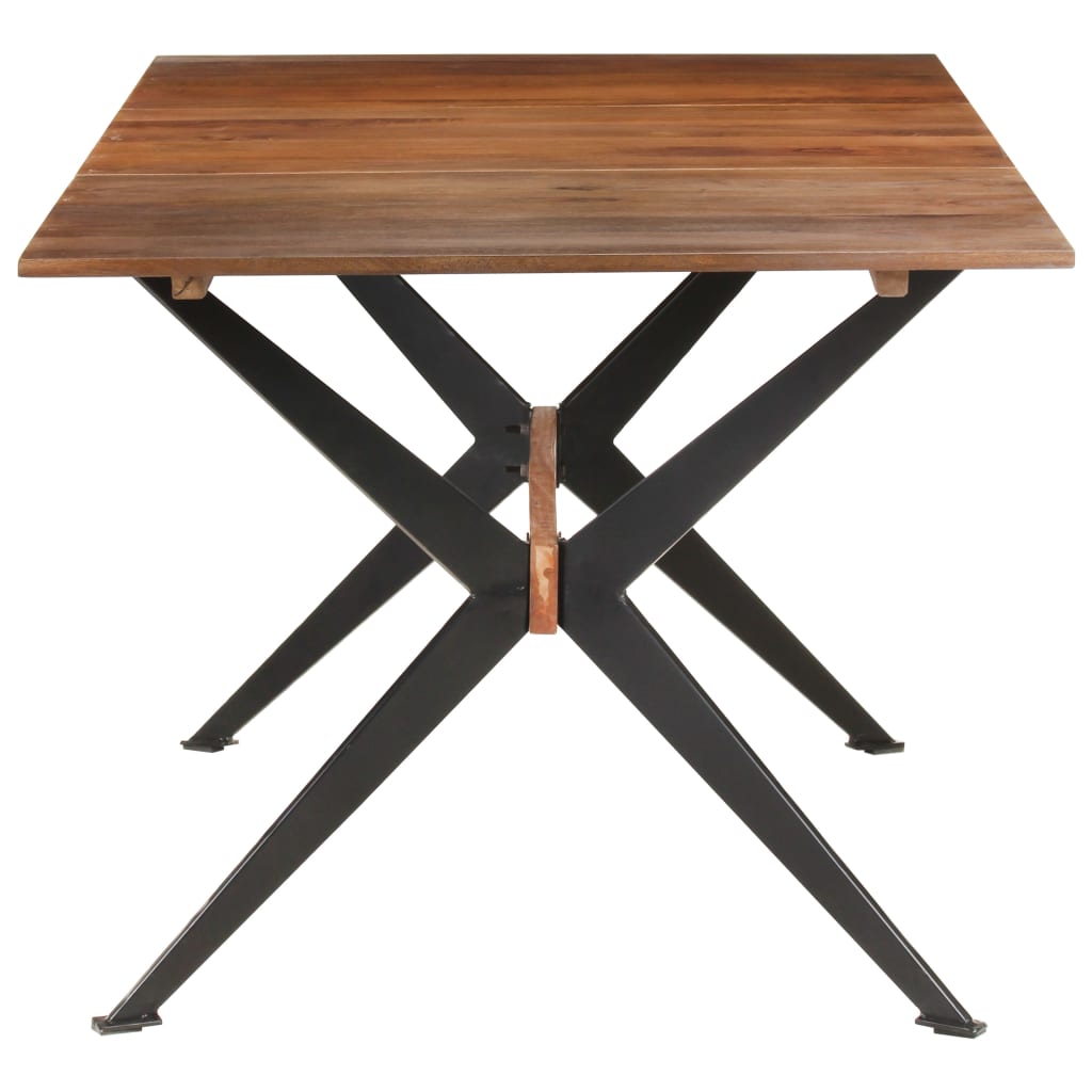 vidaXL Dining Table 180x90x76 cm Solid Mango Wood