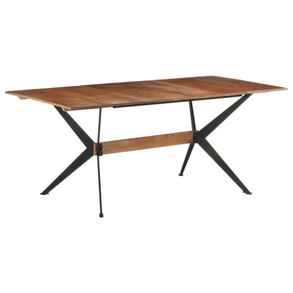 vidaXL Dining Table 180x90x76 cm Solid Mango Wood