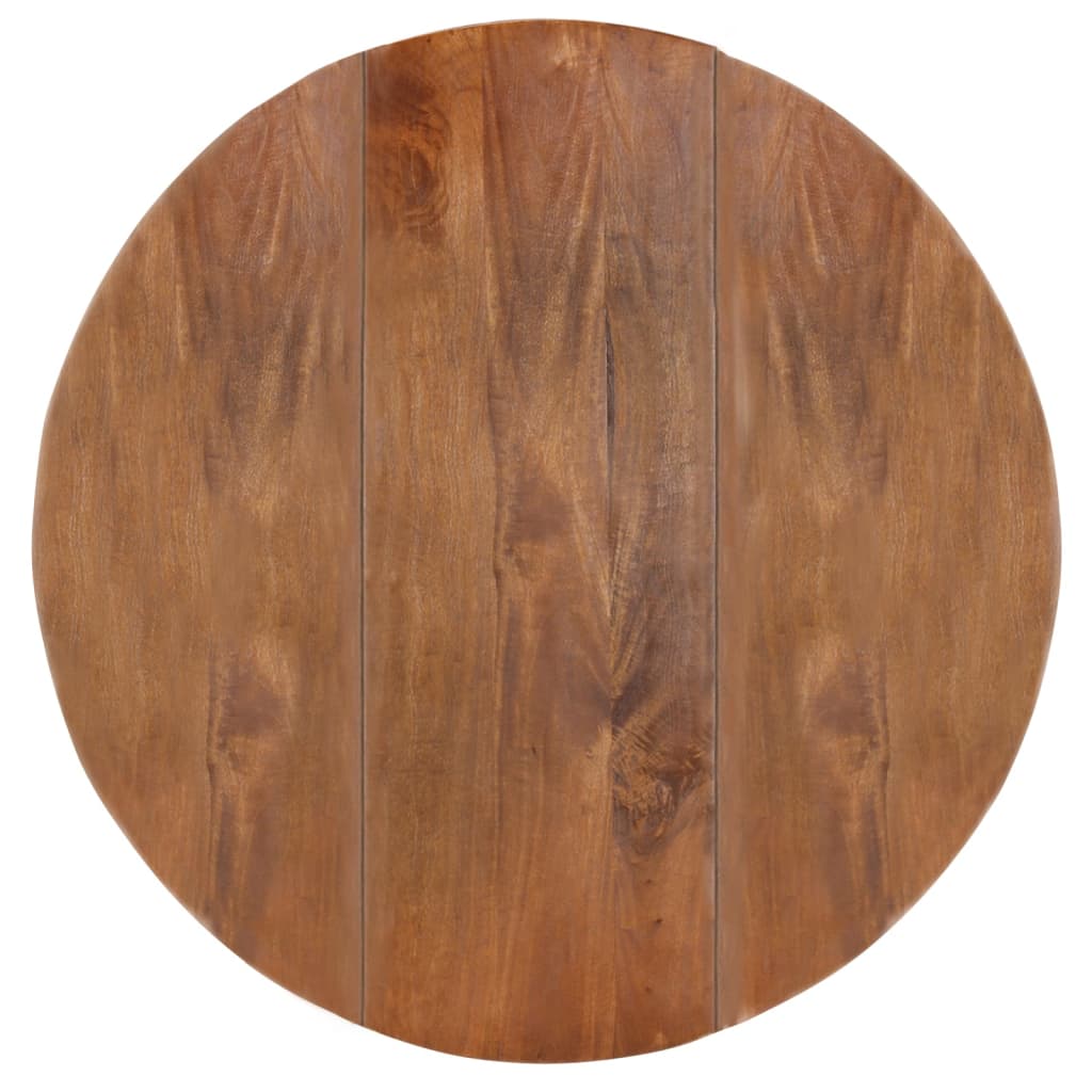 vidaXL Dining Table Round 110x76 cm Solid Mango Wood