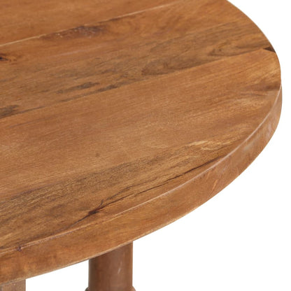 vidaXL Dining Table Round 110x76 cm Solid Mango Wood