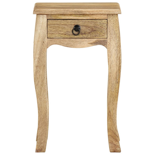 vidaXL Bed Cabinet 28x28x46 cm Solid Mango Wood