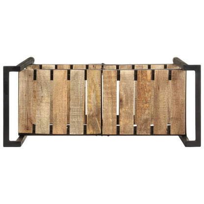 vidaXL Kitchen Trolley 87x36x81 cm Solid Mango Wood