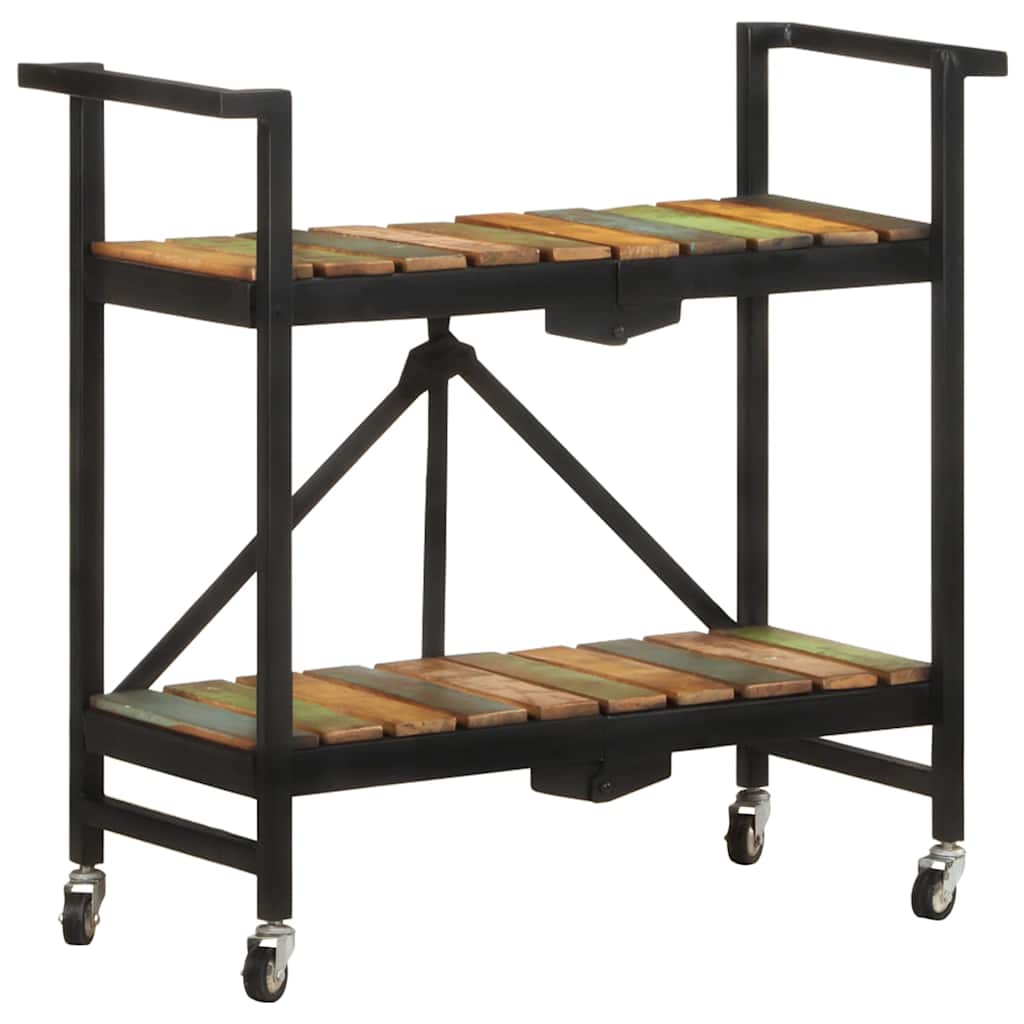 321711 vidaXL Kitchen Trolley 87x36x81 cm Solid Reclaimed Wood