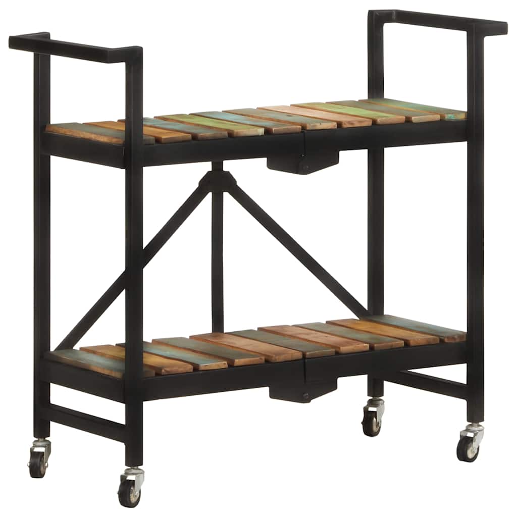 321711 vidaXL Kitchen Trolley 87x36x81 cm Solid Reclaimed Wood