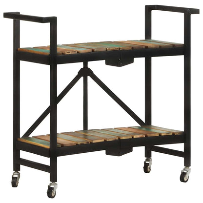 321711 vidaXL Kitchen Trolley 87x36x81 cm Solid Reclaimed Wood