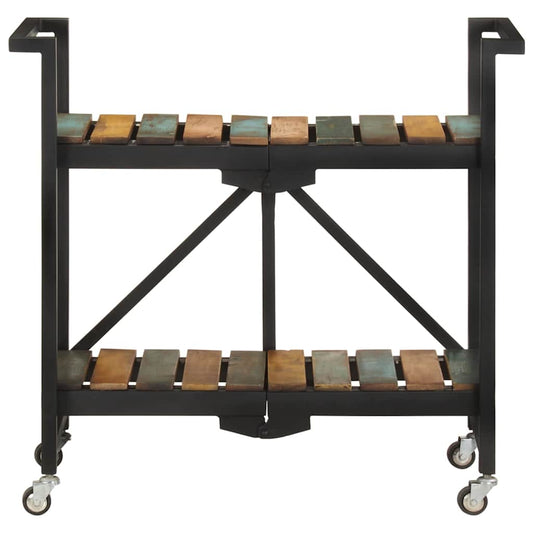 321711 vidaXL Kitchen Trolley 87x36x81 cm Solid Reclaimed Wood