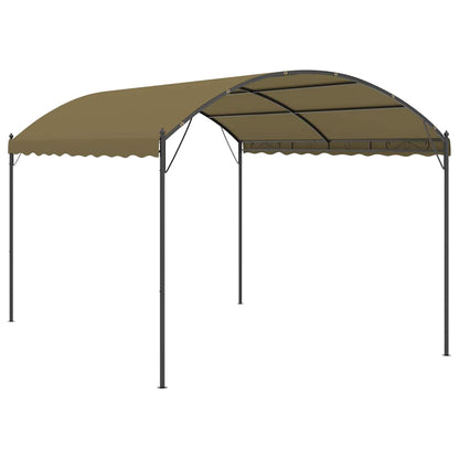 vidaXL Gazebo 4x3x2,6 m Taupe 180 g/m²