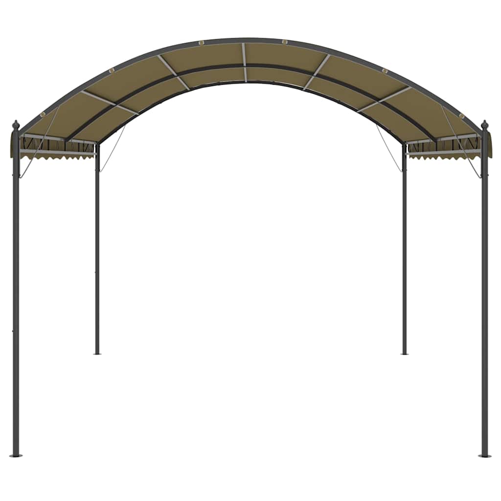 vidaXL Gazebo 4x3x2,6 m Taupe 180 g/m²