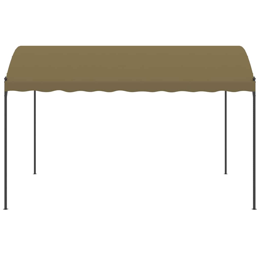 vidaXL Gazebo 4x3x2,6 m Taupe 180 g/m²