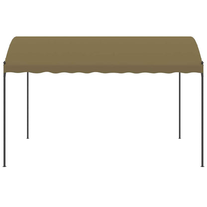 vidaXL Gazebo 4x3x2,6 m Taupe 180 g/m²