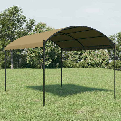 vidaXL Gazebo 4x3x2,6 m Taupe 180 g/m²