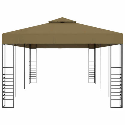 vidaXL Garden Gazebo 6x3x2,7 m Taupe 180 g/m²