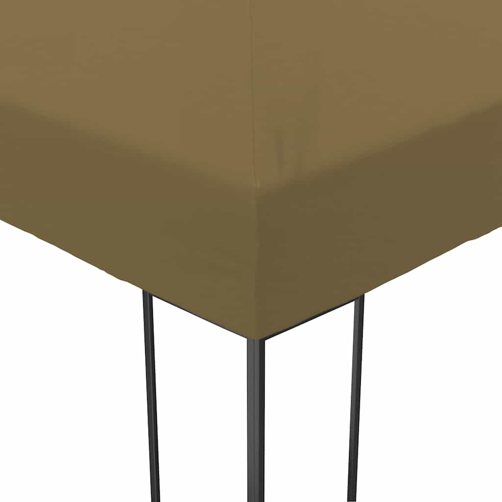 vidaXL Garden Gazebo 6x3x2,7 m Taupe 180 g/m²