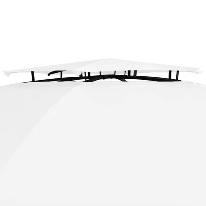 vidaXL Garden Marquee with Curtains 360x312x265 cm White 180 g/m²