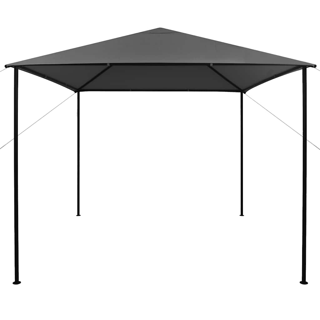 vidaXL Gazebo | Anthracite | Steel | Large | Collapsible | Gazebo | Square