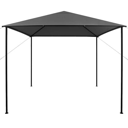 vidaXL Gazebo | Anthracite | Steel | Large | Collapsible | Gazebo | Square