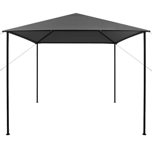 vidaXL Gazebo | Anthracite | Steel | Large | Collapsible | Gazebo | Square