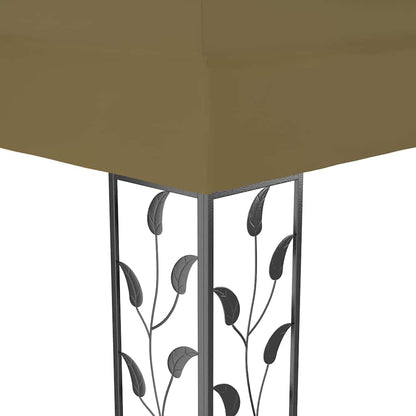 vidaXL Gazebo 6x3 m Taupe 180 g/m²