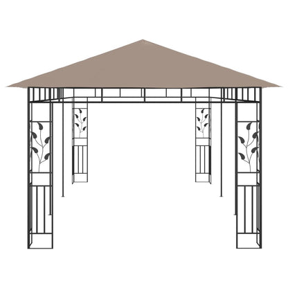 vidaXL Gazebo with Mosquito Net 6x3x2.73 m Taupe 180 g/m²