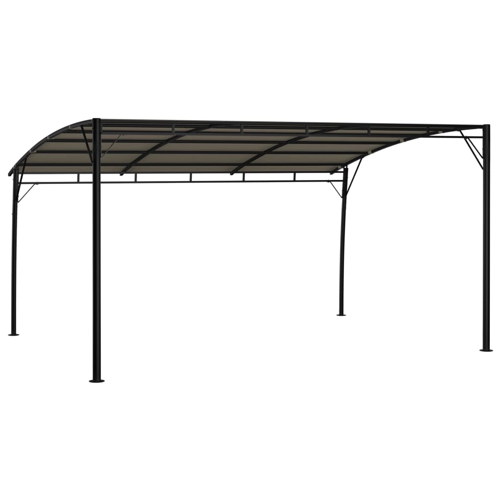vidaXL Garden Sunshade Awning 4x3x2.55 m Taupe