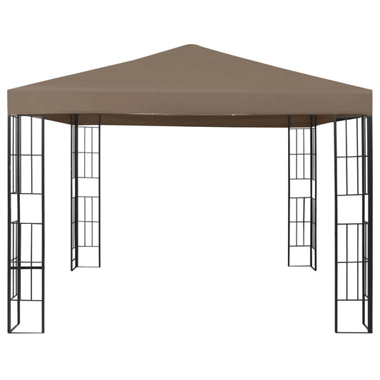 vidaXL Gazebo 3x3 m Taupe