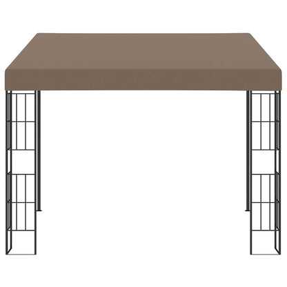 312260 vidaXL Wall-mounted Gazebo 3x3 m Taupe Fabric