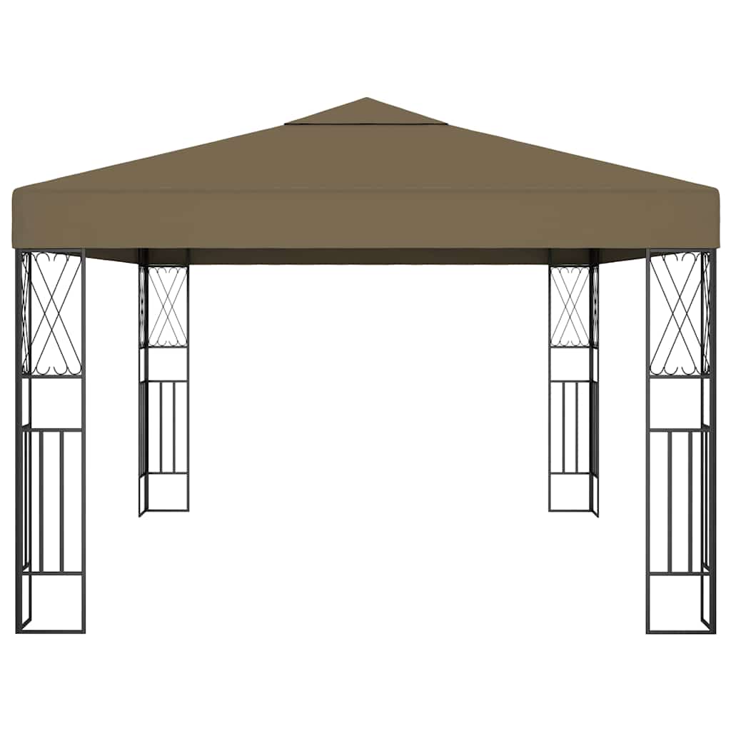 vidaXL Gazebo 3x4 m Taupe Fabric