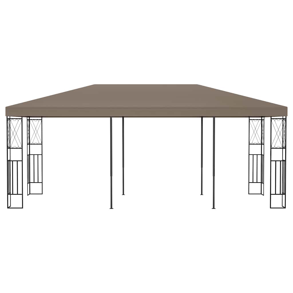 vidaXL Gazebo 6x3 m Taupe Fabric