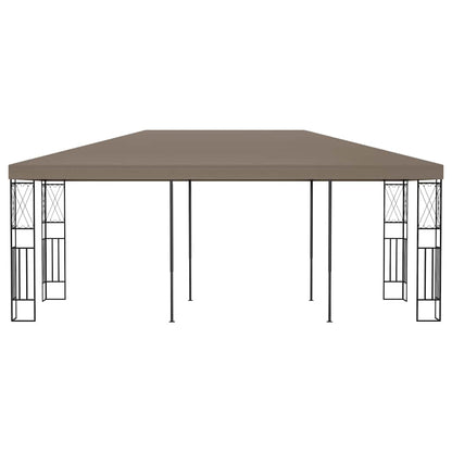 vidaXL Gazebo 6x3 m Taupe Fabric