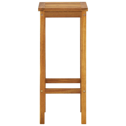 vidaXL Balcony Bar Set | Natural wood | Solid acacia wood, metal | Standard