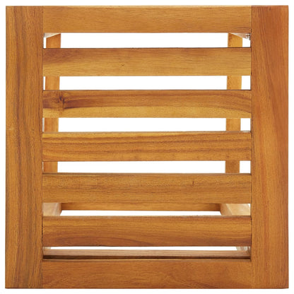 vidaXL Balcony Bar Set | Natural wood | Solid acacia wood, metal | Standard