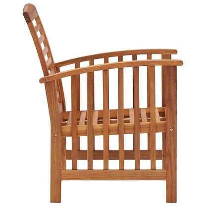 310256 vidaXL Garden Chairs 2 pcs Solid Acacia Wood
