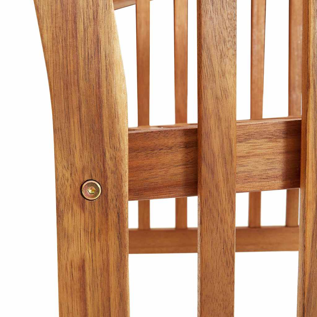310256 vidaXL Garden Chairs 2 pcs Solid Acacia Wood