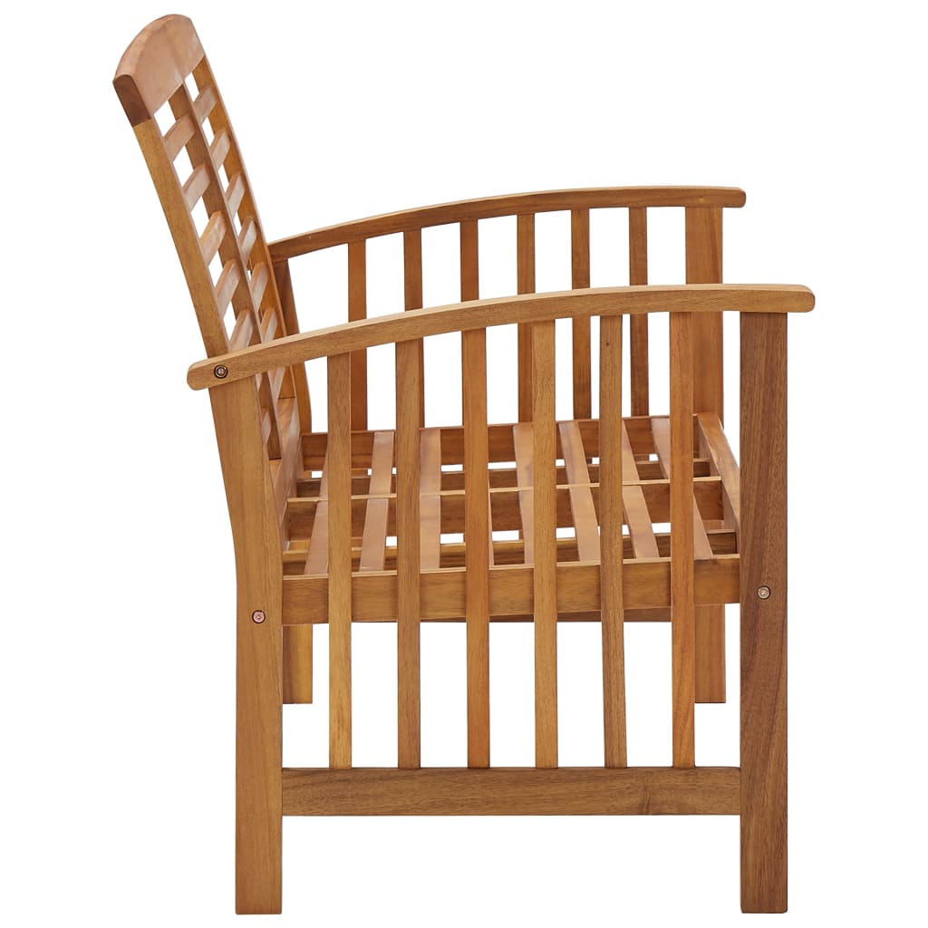 vidaXL Garden Bench | Natural Wood | Solid Acacia Wood | Medium | Durable
