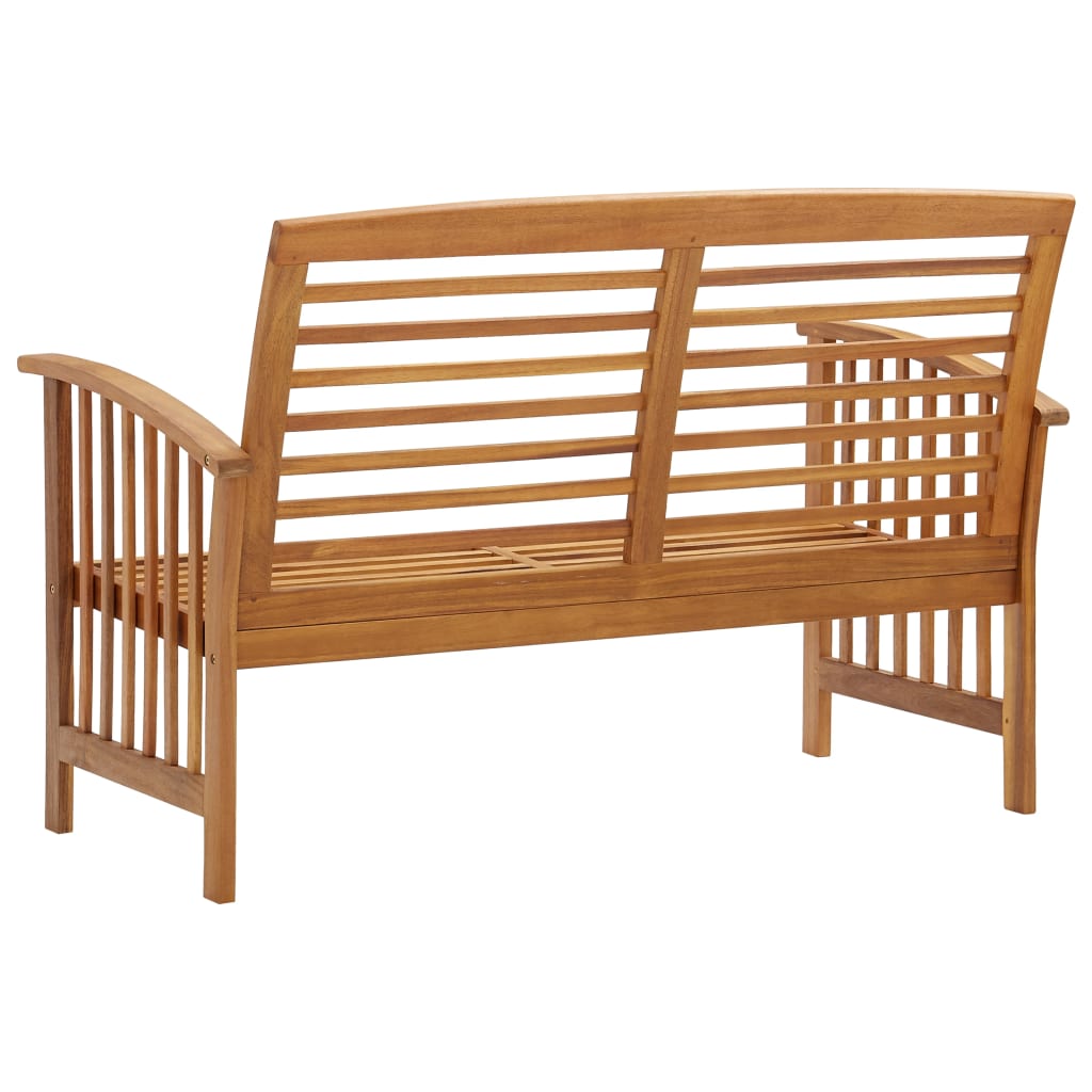 vidaXL Garden Bench | Natural Wood | Solid Acacia Wood | Medium | Durable