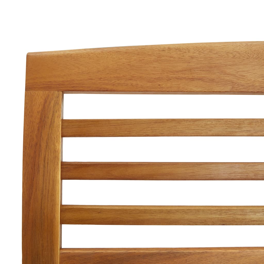 vidaXL Garden Bench | Natural Wood | Solid Acacia Wood | Medium | Durable