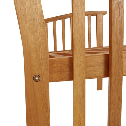 vidaXL Garden Bench | Natural Wood | Solid Acacia Wood | Medium | Durable