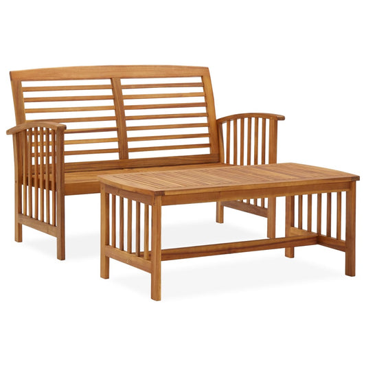 vidaXL Garden Lounge Set | Brown | Solid acacia wood | Medium |  Durable