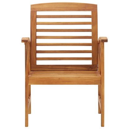 vidaXL Garden Chair | Set of 2 | Natural Wood | Solid acacia wood | Standard