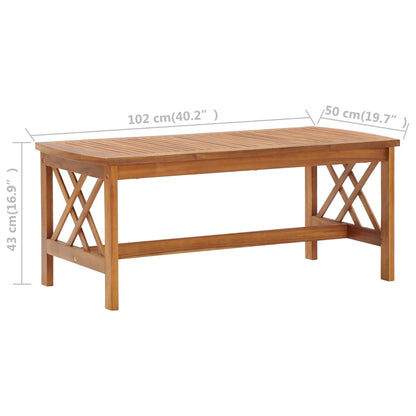 vidaXL Garden Lounge Set | Natural wood | Solid acacia wood | Medium |  Strong