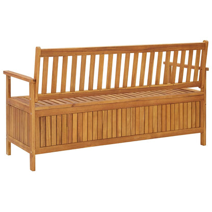 vidaXL Storage Bench | Natural wood | Solid Acacia Wood | Medium | Storage Bench