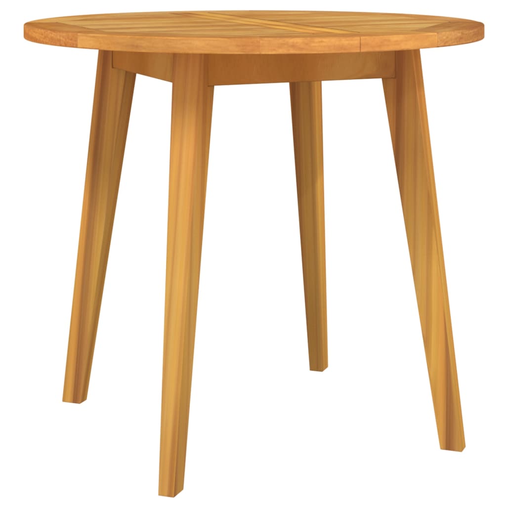 vidaXL Garden Table | Natural wood | Solid Acacia wood | Medium