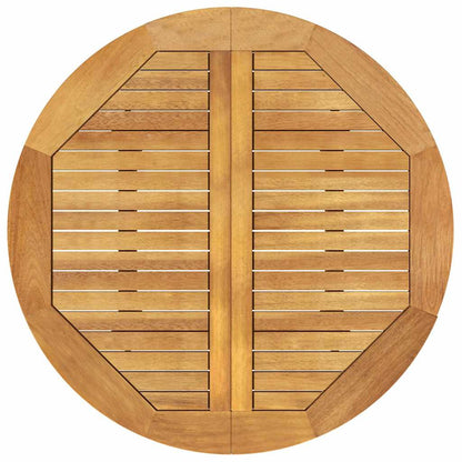 310299 vidaXL Garden Table Ø85x75 cm Solid Wood Acacia