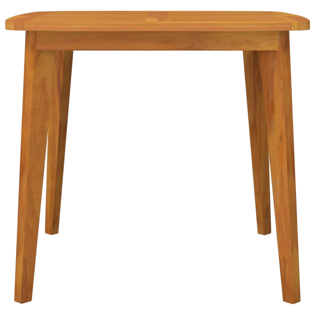 vidaXL Garden Table | Natural Acacia | Solid Acacia wood | 85x85 cm | Durable