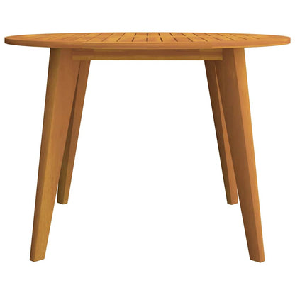 310301 vidaXL Garden Table Ø110x75 cm Solid Wood Acacia