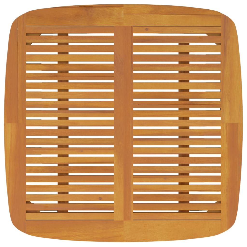 vidaXL Garden Table 110x110x75 cm Solid Wood Acacia