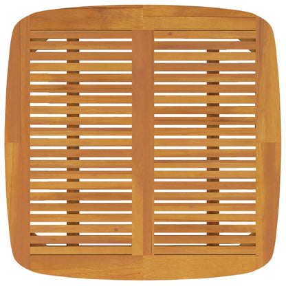 vidaXL Garden Table 110x110x75 cm Solid Wood Acacia