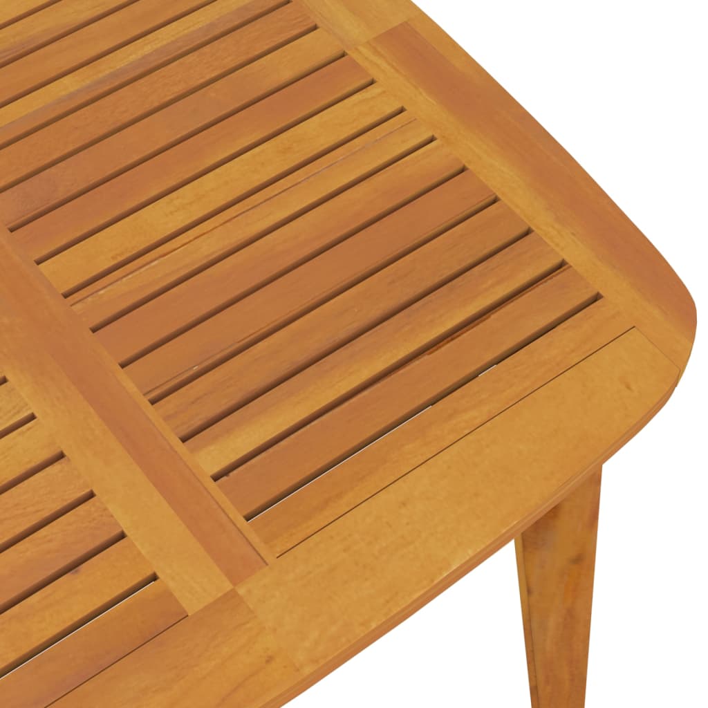 vidaXL Garden Table 110x110x75 cm Solid Wood Acacia