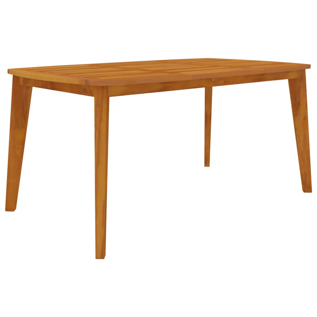 vidaXL Garden Table | Natural Wood | Solid acacia wood | Large |  Durable